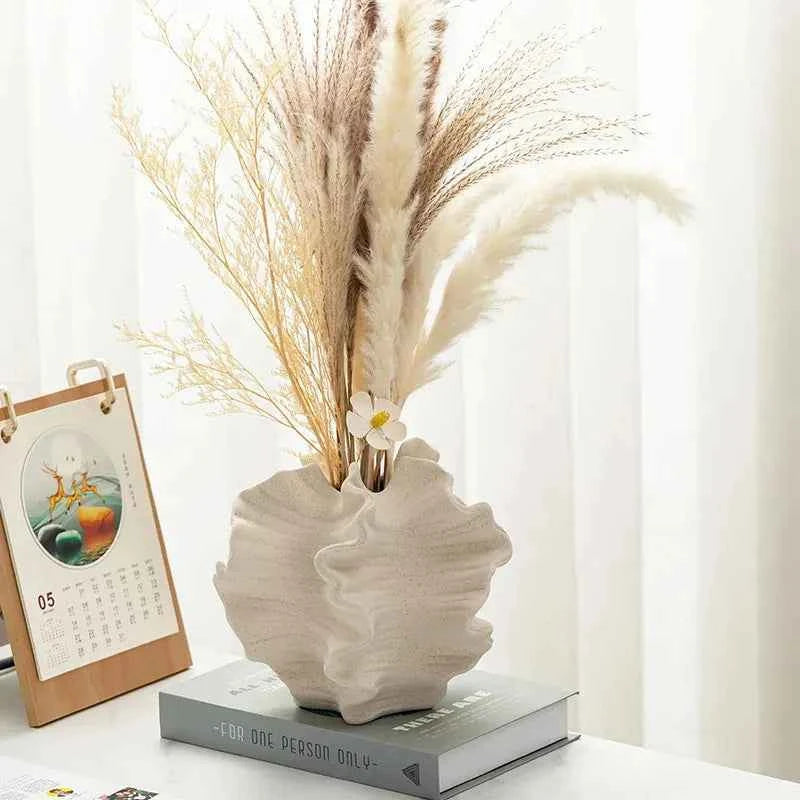 Petal Waves Porcelain Vase