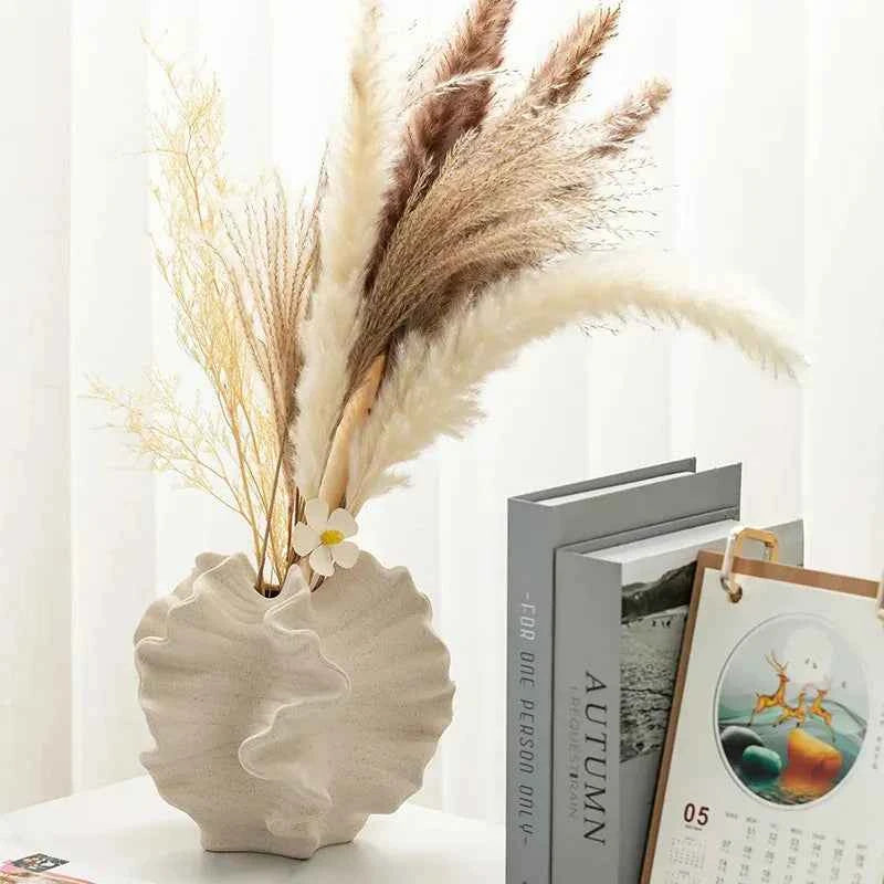 Petal Waves Porcelain Vase