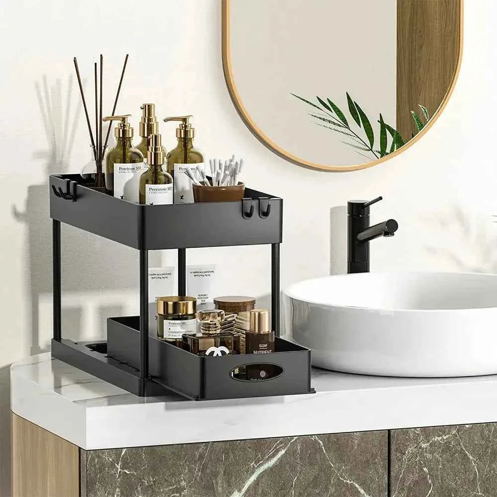 Sliding Cabinet Storage Rack