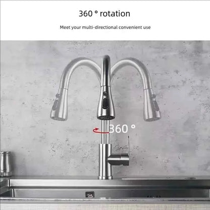 Stainless Steel Pull-Out Faucet